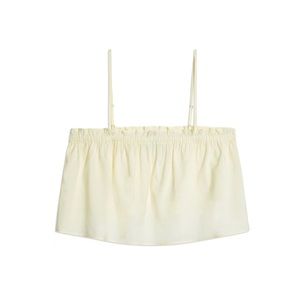 WeWoreWhat Summer Ruffle Cami Top in Ivory Size Medium